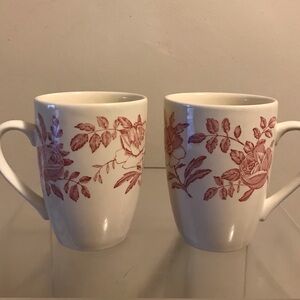 PINK PEONY CHURCHILL Coffee / Tea Cup Mug Made in England Flowers Roses